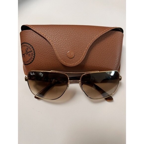 Ray Ban Men’s Brown Metal And Plastic tortoiseshell Frames With Case - Picture 2 of 6
